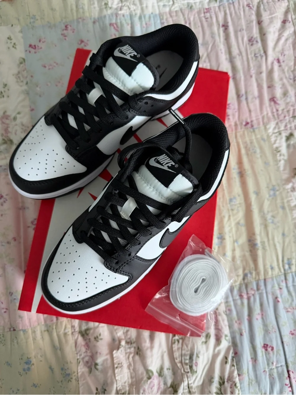 Nike Black and White Low-Top Sneakers